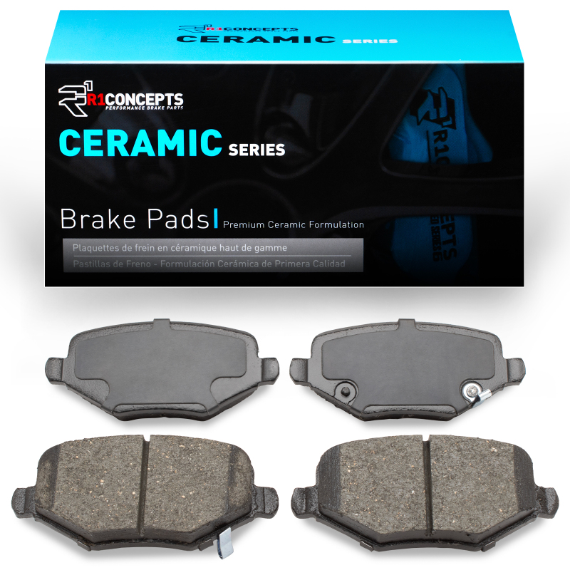 Chrysler Town & Country Brake Pads - Rear - R1 Concepts - Ceramic - `09-`16